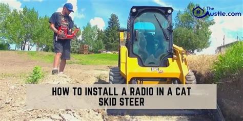 how to install a radio in a cat skid steer|sony cat radio cabin installation.